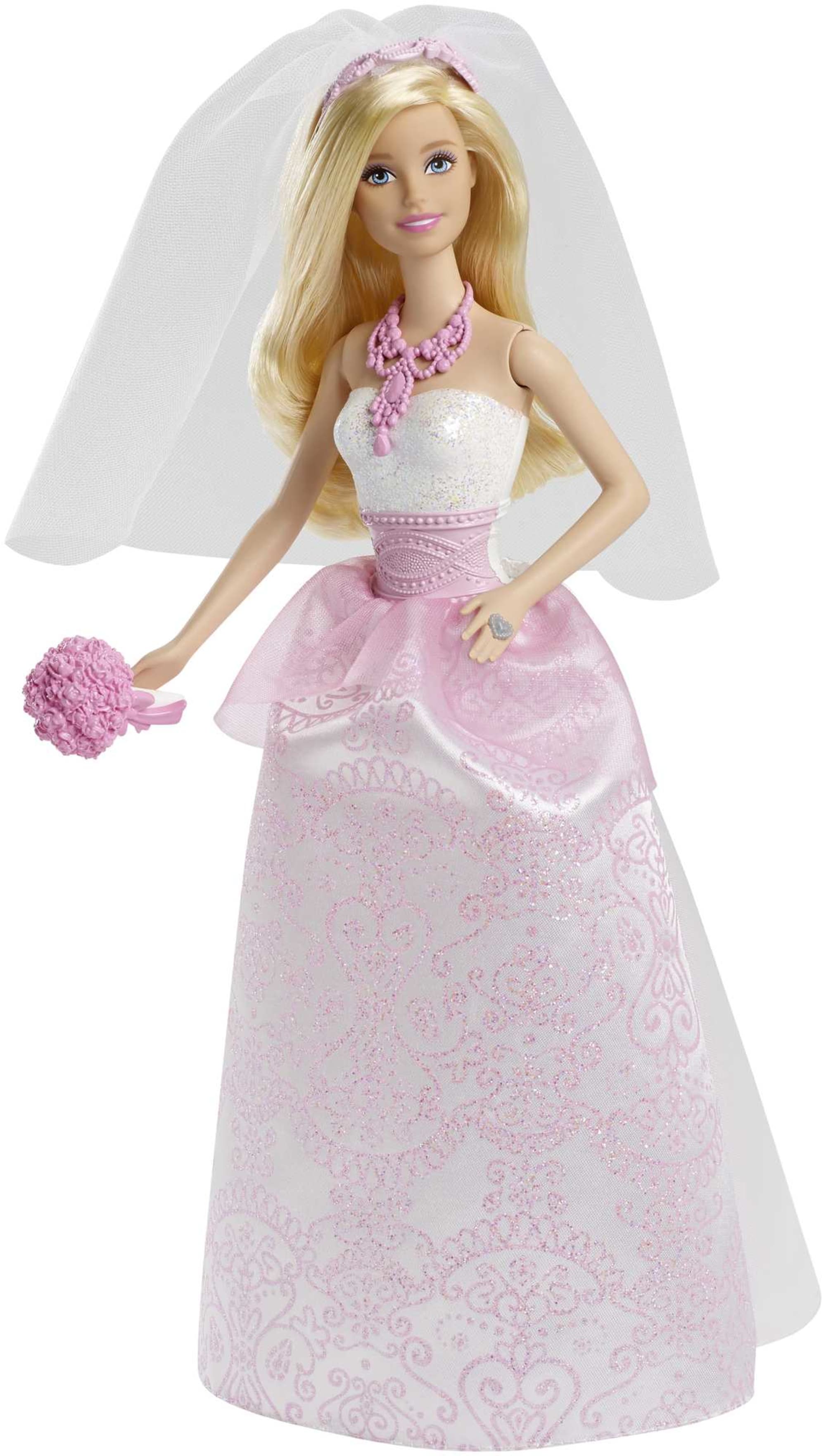Barbie in a wedding dress